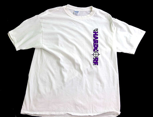 Men's XL - Vintage 90s Gildan “Hardcore” Motorcycle Racing Graphic T-Shirt