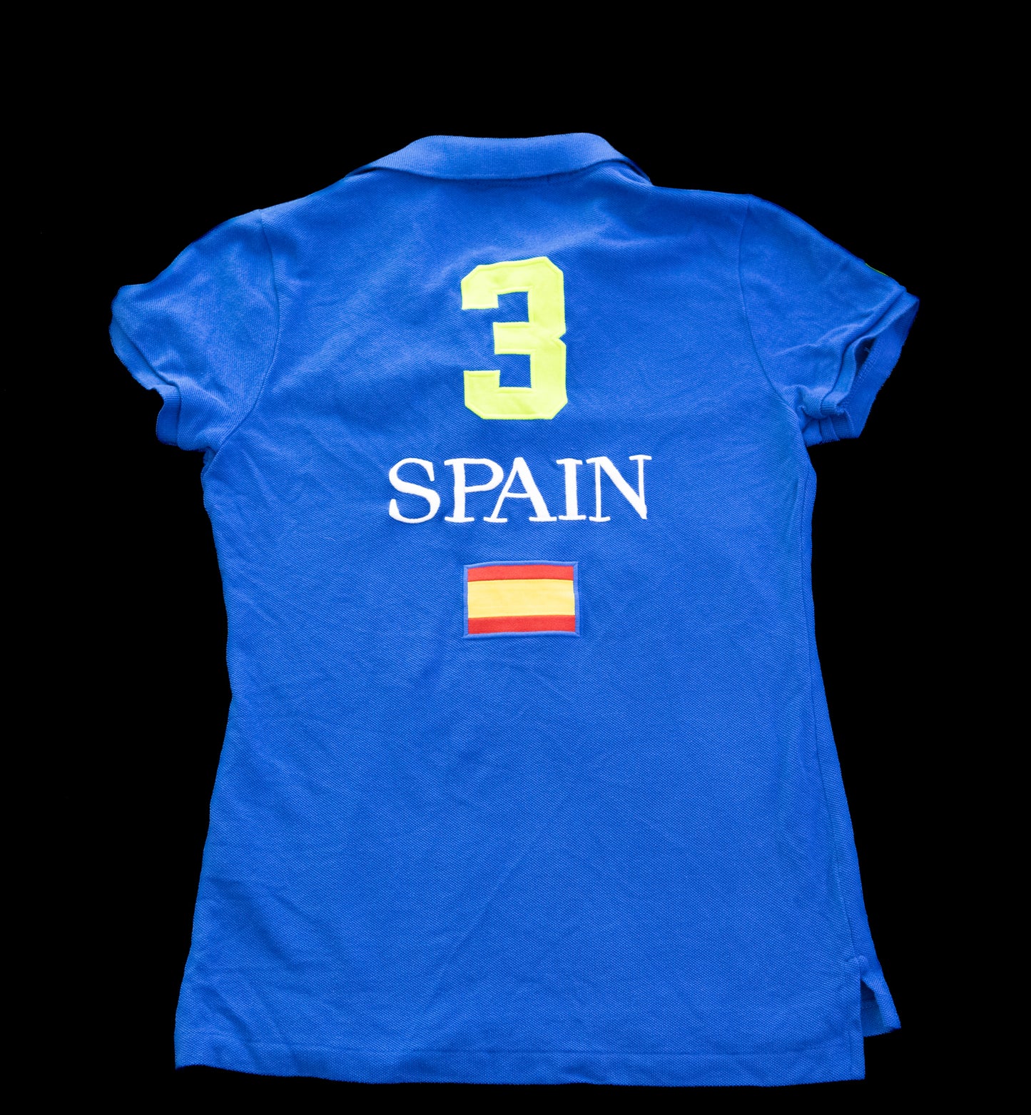 Women's S - Ralph Lauren Women's Skinny Polo – Spain Flag #3
