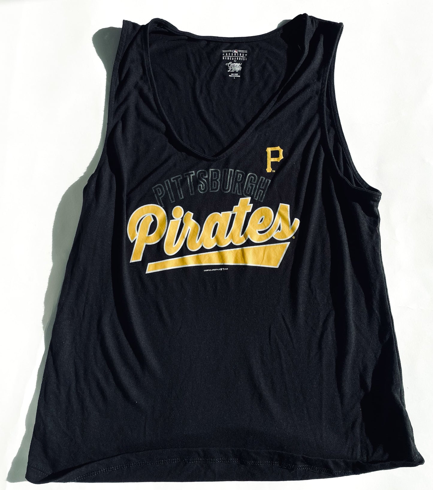 Pittsburgh Pirates Scoop Neck Tank Top – Women's Large