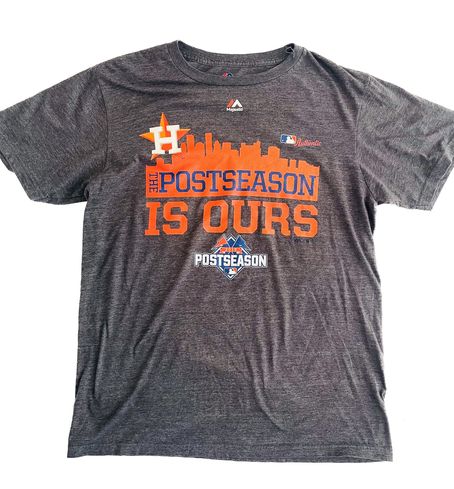 Houston Astros “The Postseason Is Ours” MLB Tee – Majestic – Men’s Medium