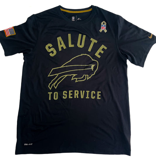 Nike NFL Salute to Service Buffalo Bills Dri-FIT T-Shirt – Men’s Large