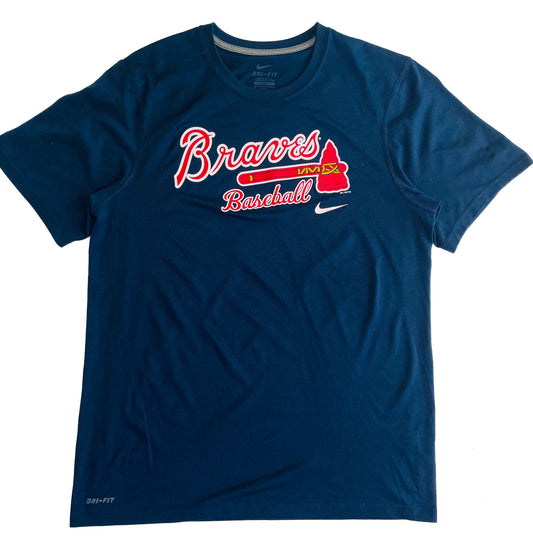 Atlanta Braves Nike Dri-FIT Baseball T-Shirt – Men’s Medium –